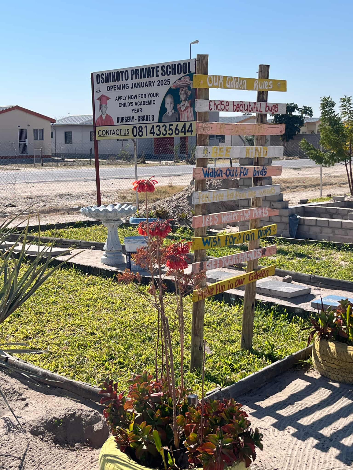 Garden & Signage